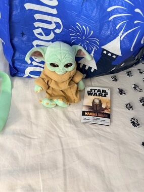 Star Wars Grogu Plush - Light Green with Brown Robe